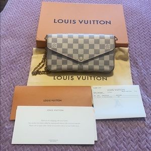 Louis Vuitton felicie Damien azur in rose